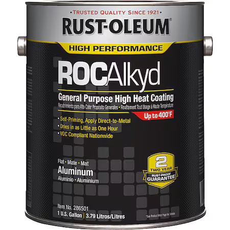 Rust-Oleum 286501 Heat Resistant Coating, 1Gal