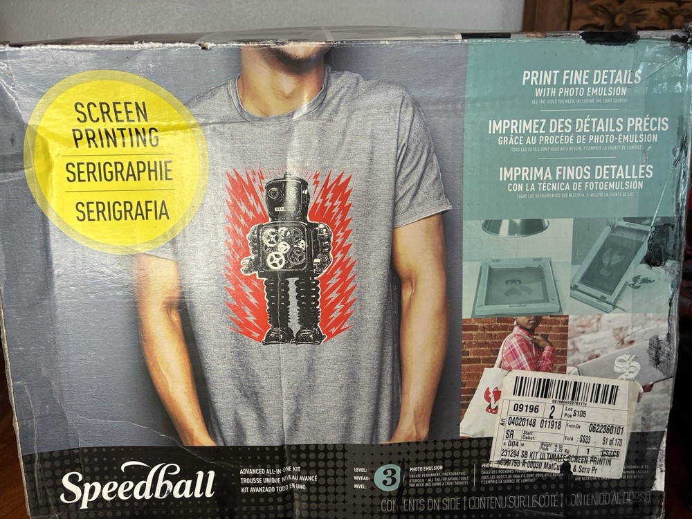 Speedball Level 3 Advanced All-in-One Screen Printing Kit, Open Box