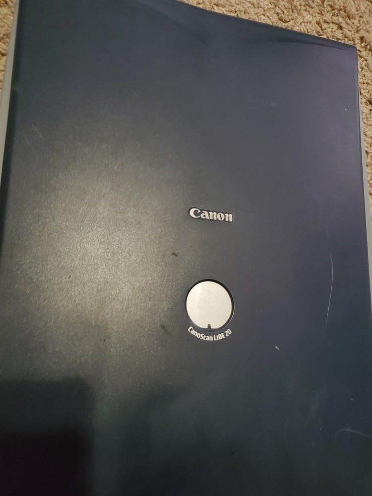 Canon CanoScan Lide 20 Flatbed Scanner Untested, No Cords