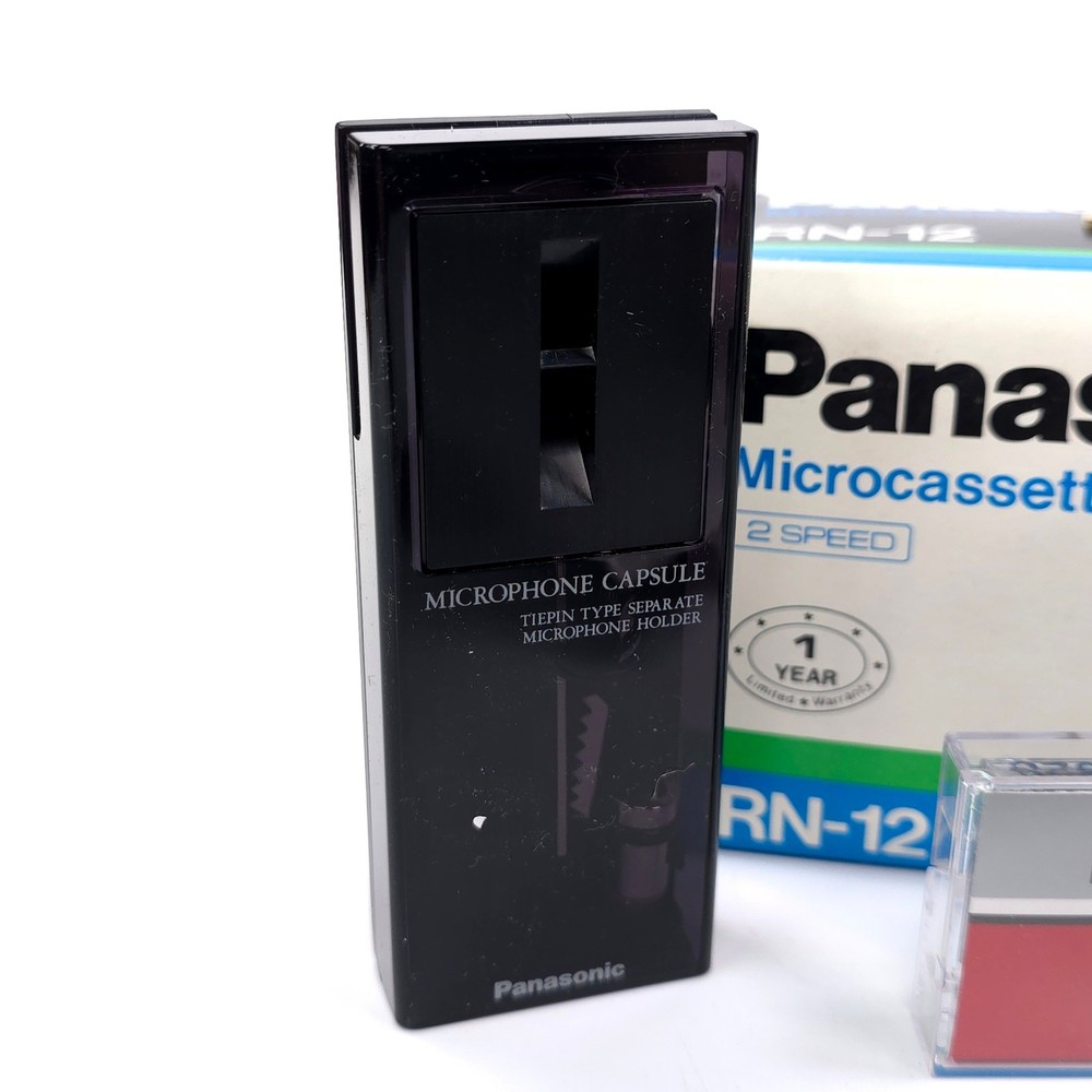 NIB Panasonic MicroCassette Recorder RN-12 Accessories