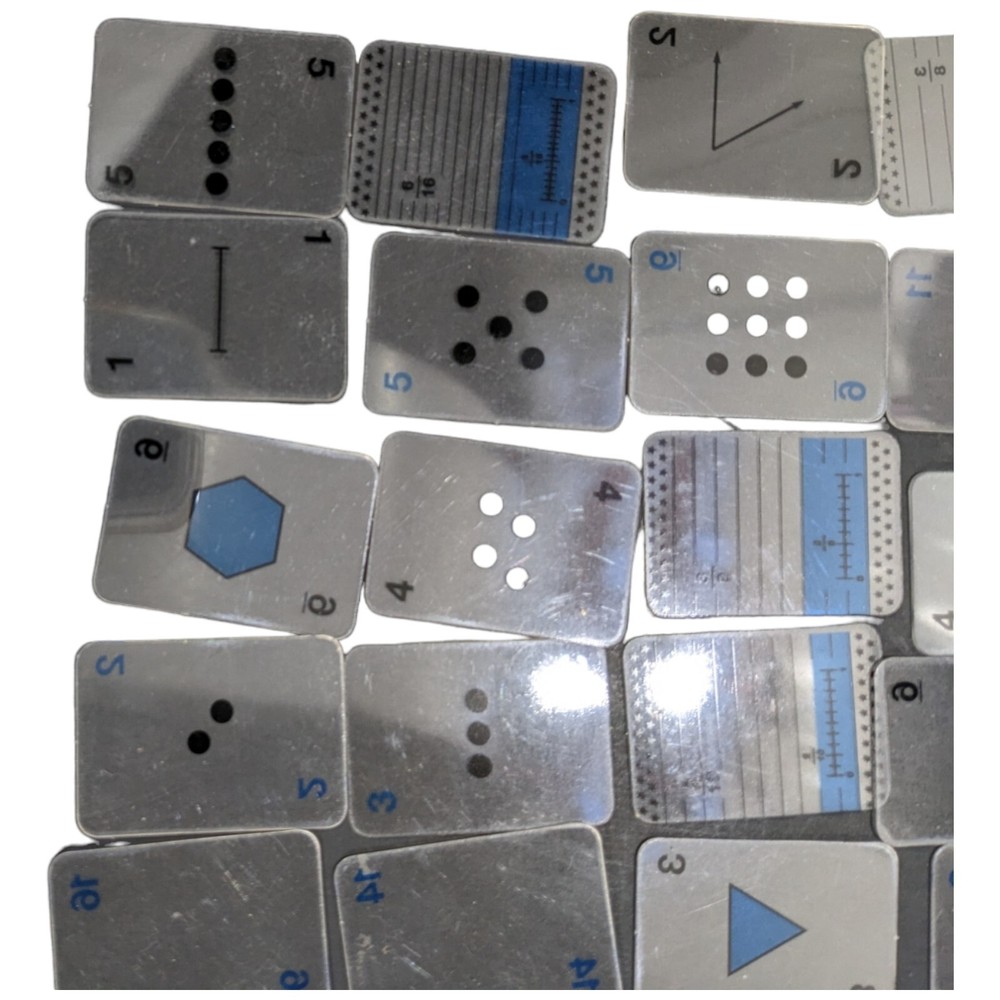 Overhead Math Manipulatives Dominoes Teaching Tiles