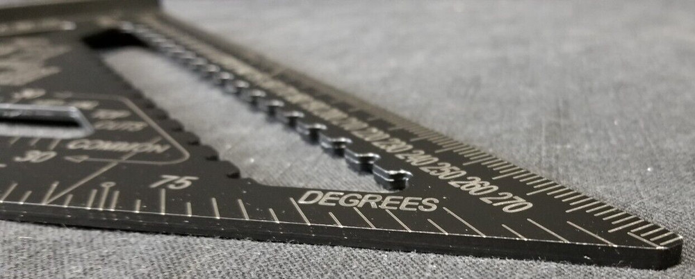 Thanksky Triangular Rule Professional 30cm 12" Measuring Tools Angle Frame