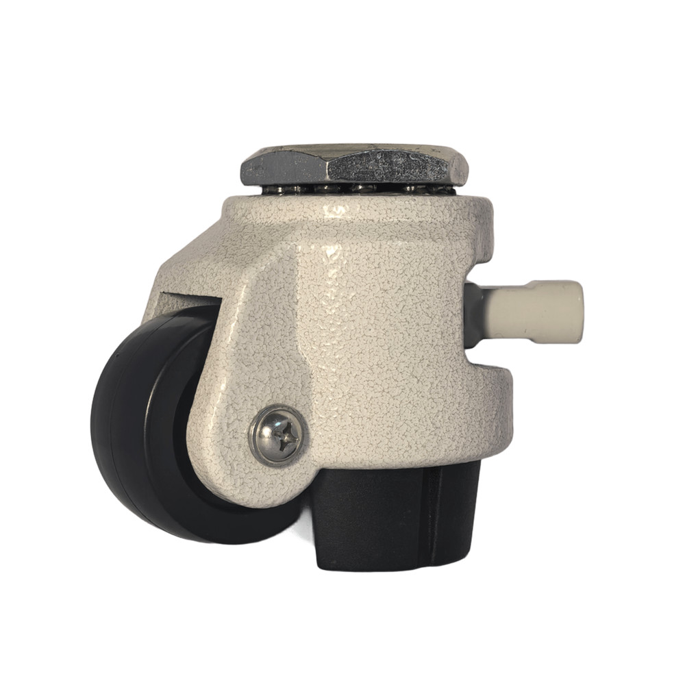 4 pcs Stem Leveling Caster 2200Lbs Nylon Stem Mounted Caster, Height Adjustable