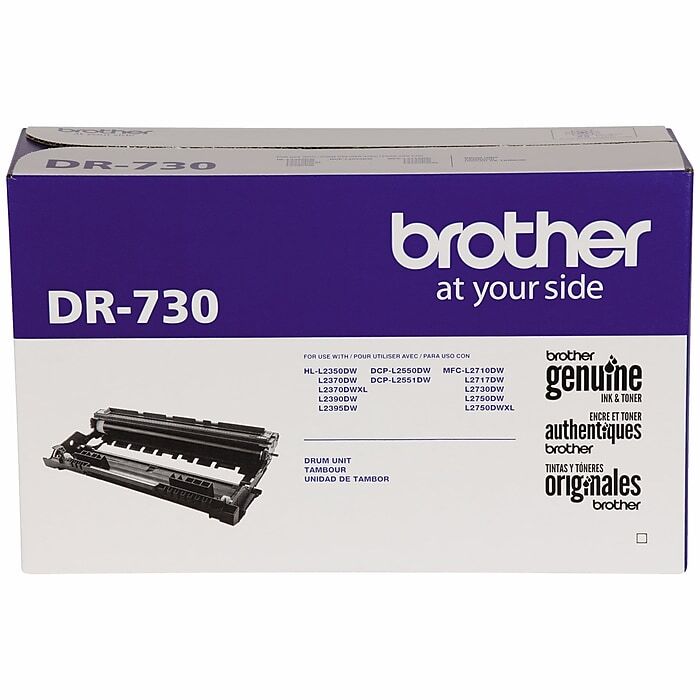 Genuine Brother DR730 Drum Unit 12,000 Page Yield, DR-730 - Free Shipping