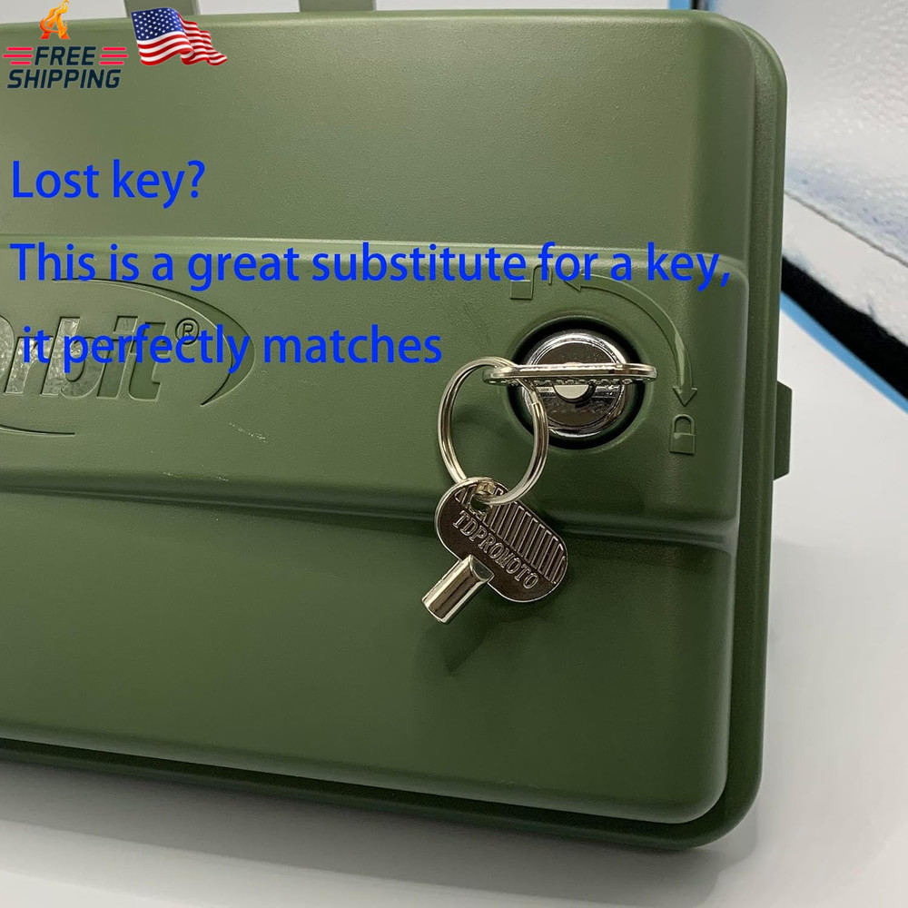 Sprinkler Controller Door Key Sprinkler Timer Lock Key for Orbit and Hydro-Rain,
