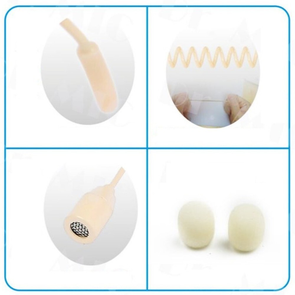 Single Earhook Headset Mic Headworn Microphone For Wireless 3.5mm-AU