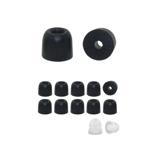 Sennheiser Ear Tips Replacement, Memory Foam Ear Tips for Sennheiser (see list)