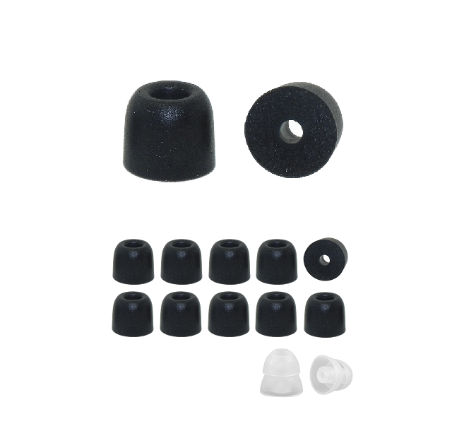 Sennheiser Ear Tips Replacement, Memory Foam Ear Tips for Sennheiser (see list)