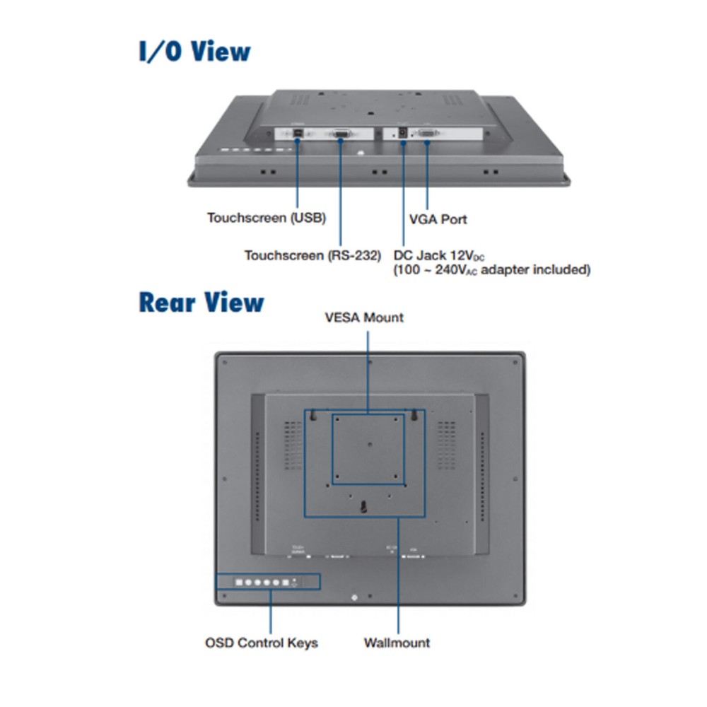 NEW ADVANTECH FPM-2150G-R3BE Touch Panel