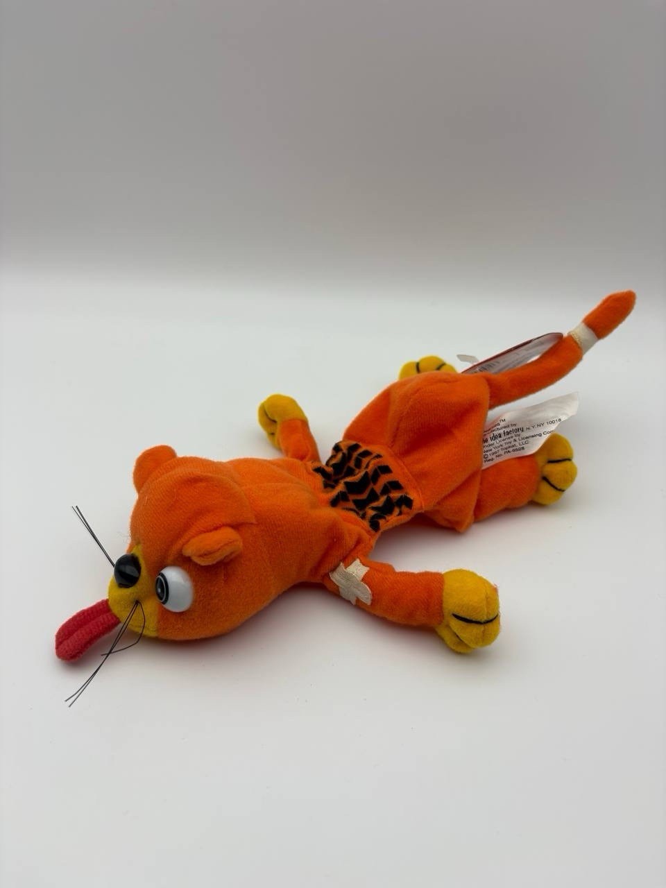 Meanies Series 1 “SPLAT” THE ROAD KILL KAT Cat Vintage Plush 1997 New with Tags