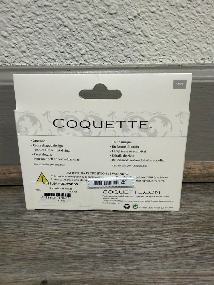 Coquette Studded Cross Nipple Covers