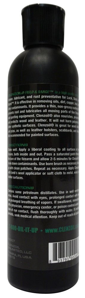 Clenzoil Field & Range Solution 8 oz Cleans Protects Lubricates 2007