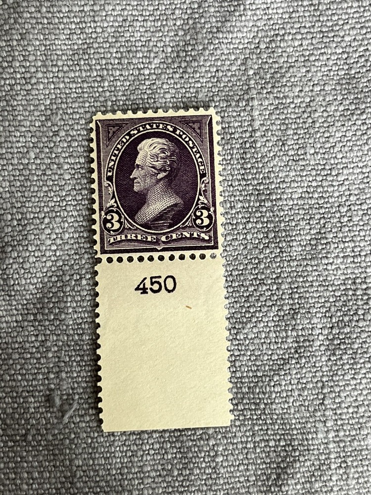 US #268 3 Cent jackson Pl# Single Lot2304061