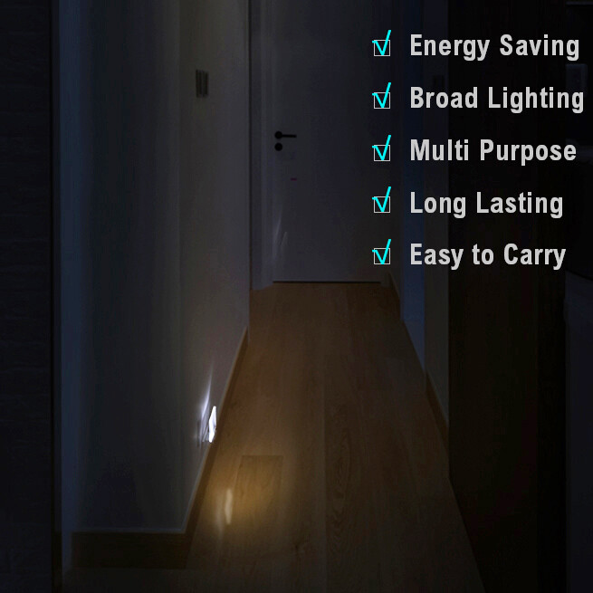 DEWENWILS Plug-in LED Night Light with Light Sensor Dusk-Dawn Bathroom Light