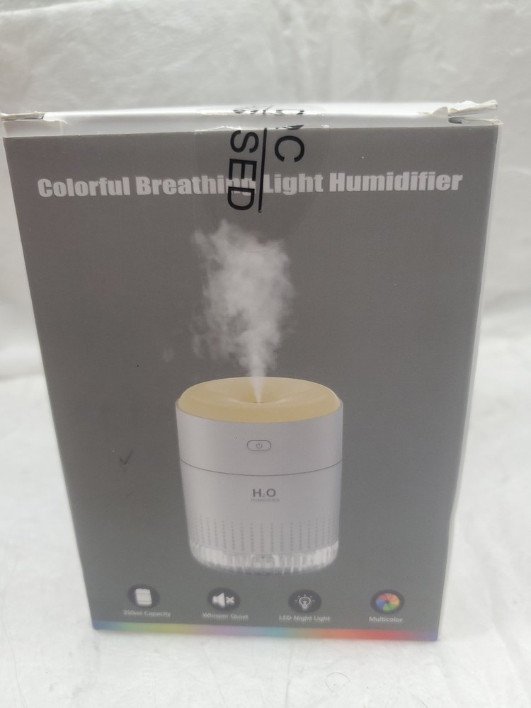 Rechargeable Mini Humidifier 7-Color Changing Lights, Compact Personal