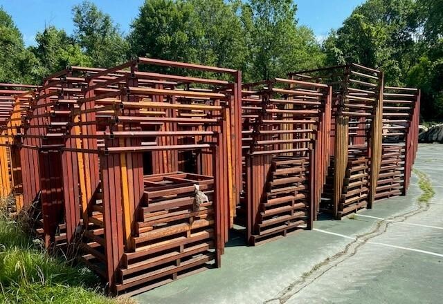 Portable Stack Rack Nestable Nesting Stacking Pallet Stack Warehouse Stacker