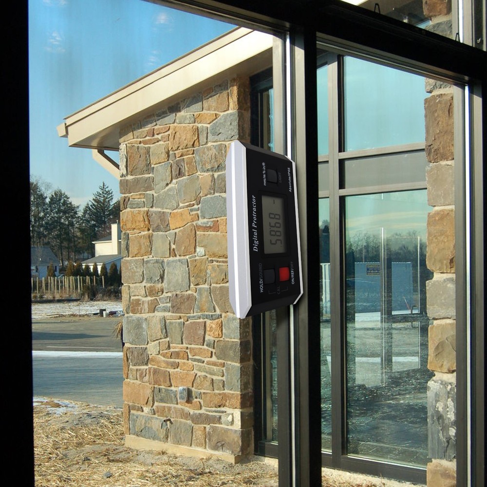 Digital Angle Finder Magnetic Protractor Inclinometer Angle Level Meter Angle Fi