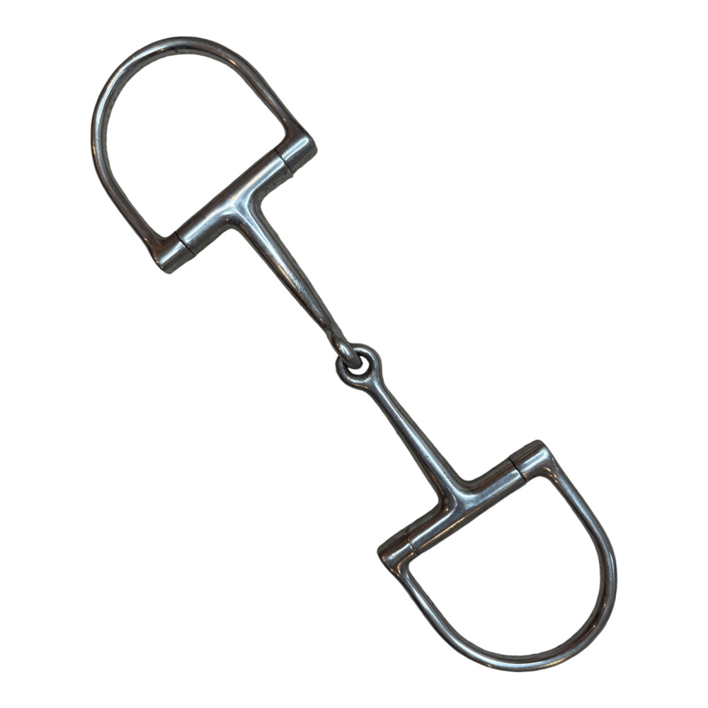 Dee Ring Snaffle in Stainless Steel - 4 1/2"