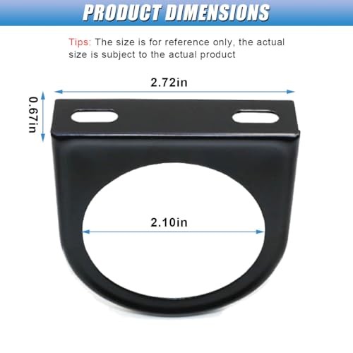 52mm Gauge Mount, 2 Inch Single Hole Gauge Mounting Panel Bracket Pod, 1PC