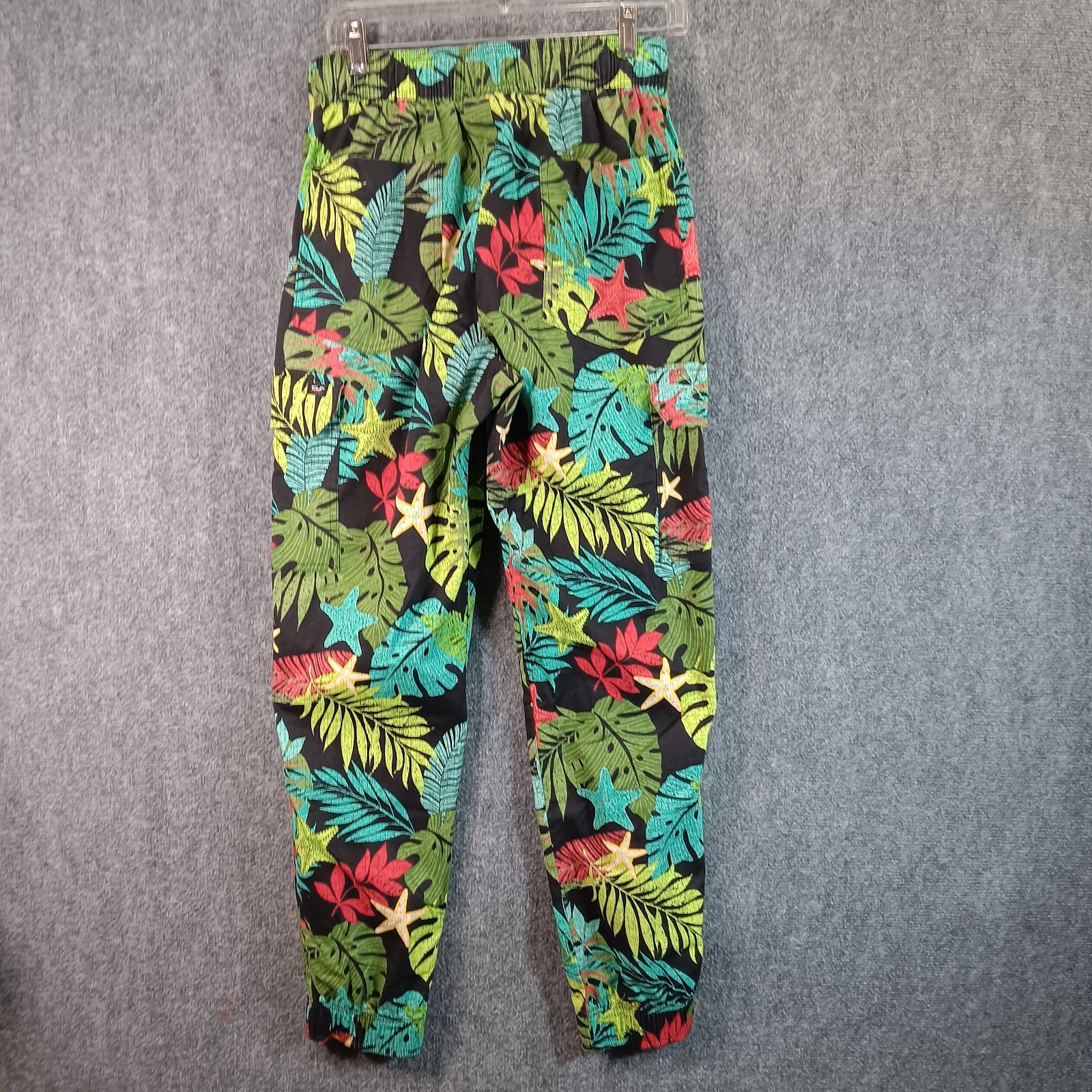 Chef 360 Utility Jogger Chef Pants Mens Small Multi Tropical Stretch 7 Pocket