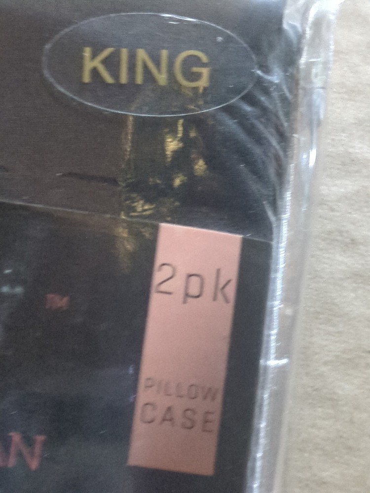 Empyrean Bedding Pillow Case King 2pk Black