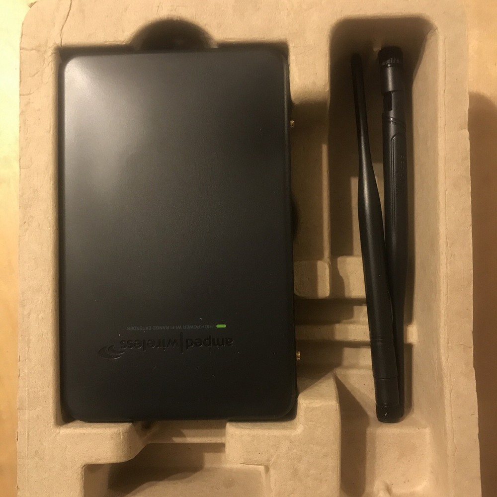 AMPED WIRELESS WIRELESS-N 600mW RANGE EXTENDER, MODEL SR10000