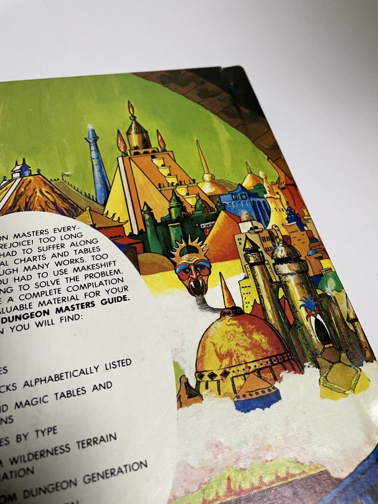 Advanced Dungeons & Dragons Dungeon Masters Guide 1979 Revised TSR Gary Gygax