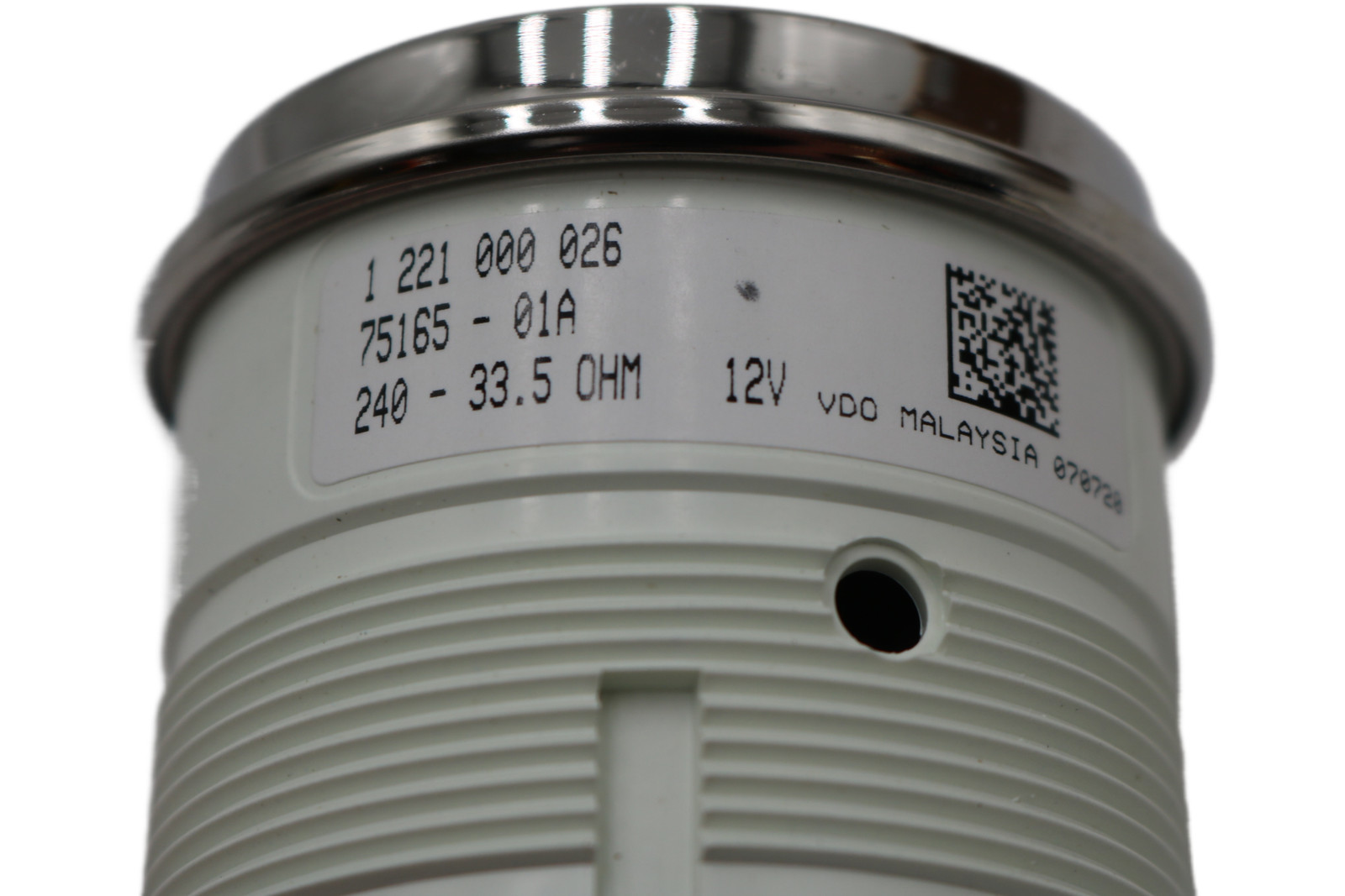 75165-01A NEW OEM 2004-2013 HARLEY-DAVIDSON TOURING OIL PRESSURE GAUGE SILVER