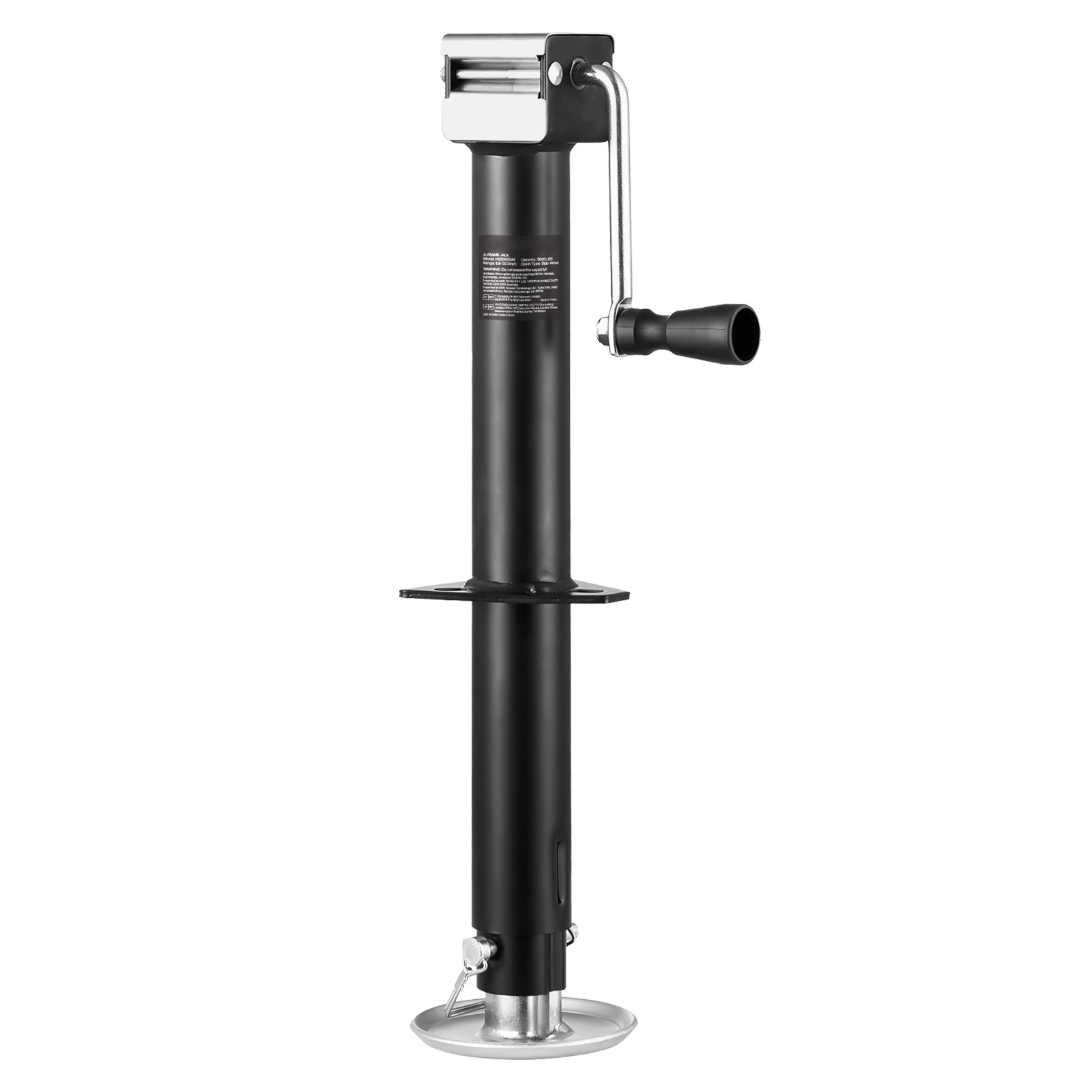 A Frame Trailer Jack Bolt on Trailer Tongue Jack 5000 lbs 15-inch Travel