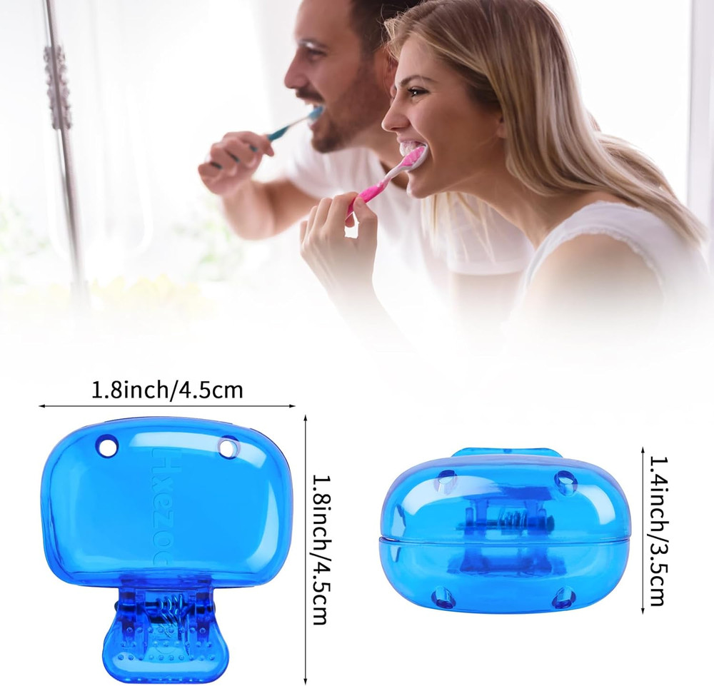 4 Pack Toothbrush Head Covers Toothbrush Protector Cap Brush Pod Case Protectiv