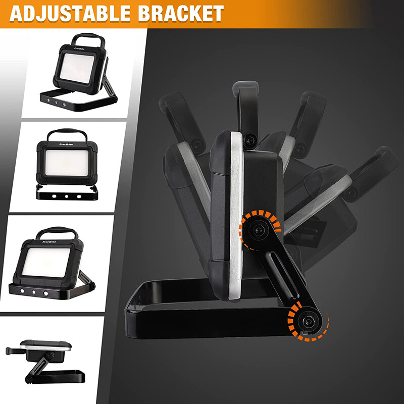 EverBrite 1500Lumen Rechargeable Work Light 2Mode Foldable High Light Work Light