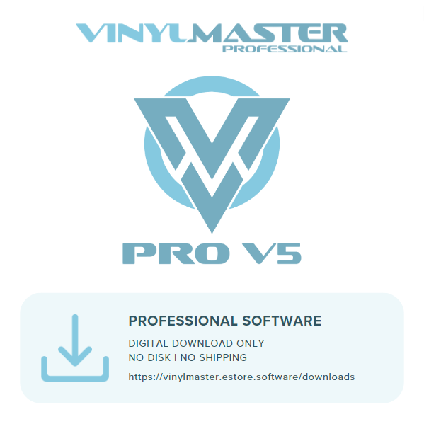 Professional Level Sign Making Shop Software VinylMaster PRO (No Disk) V5