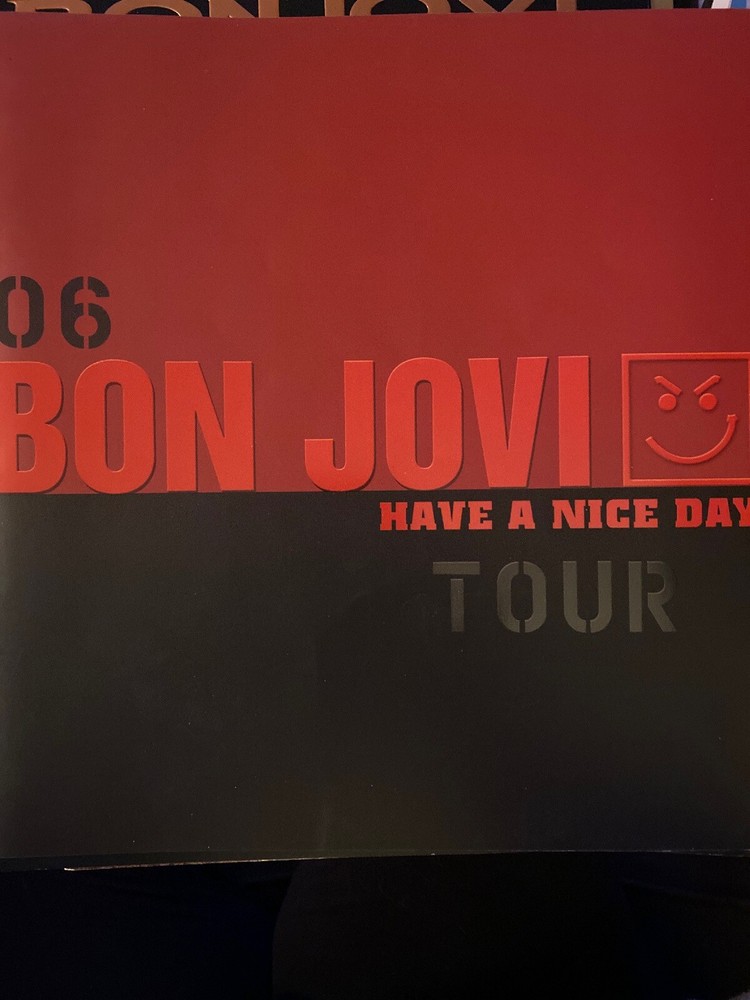 BON JOVI  2006 HAVE A NICE DAY TOUR CONCERT PROGRAM BOOK RICHIE SAMBORA EX 2 NMT