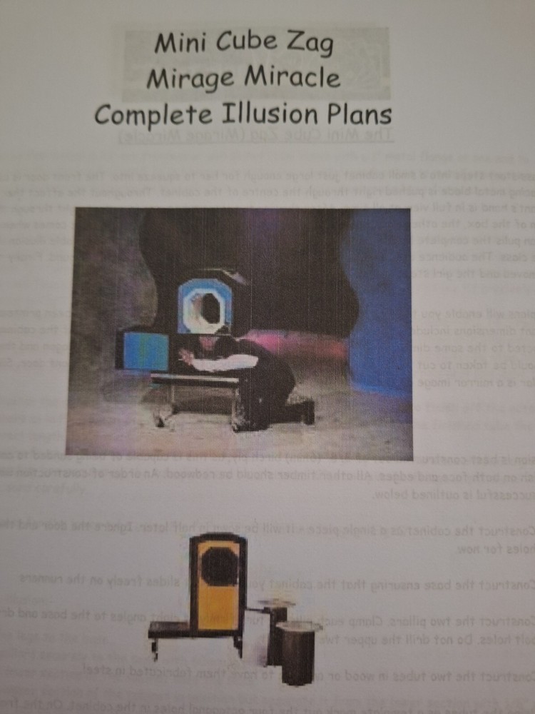 Building Plans for the Mini Kub Zag / Cube Zag (Mirage Miracle)