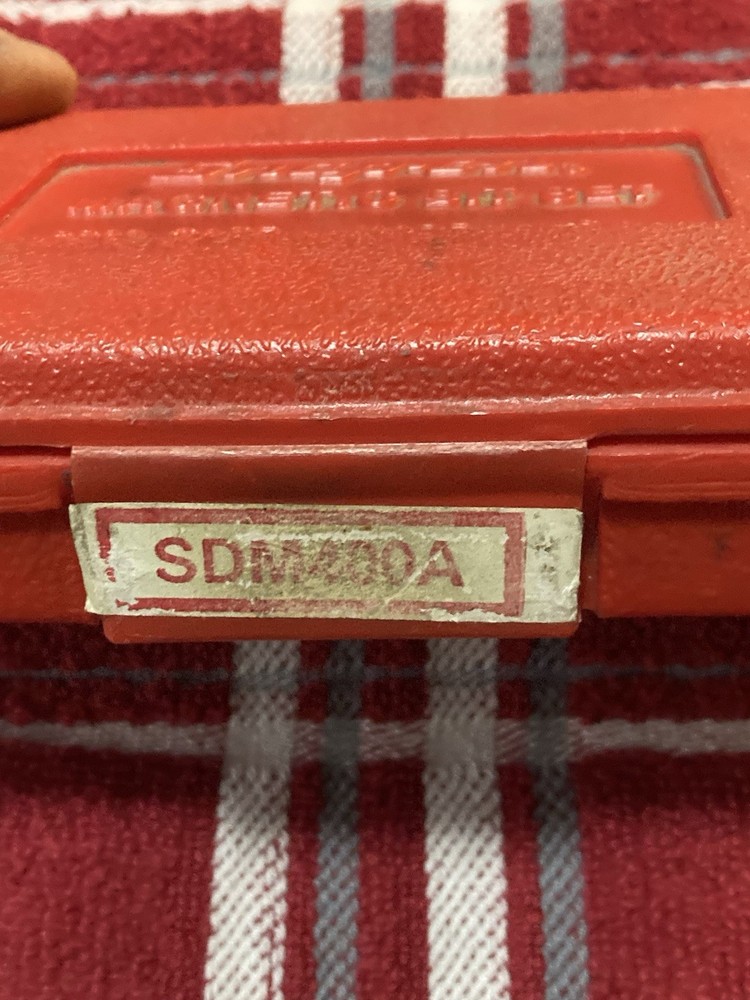 SNAP-ON Tools Master SAE Screwdriver Bit Set In Plastic Case SDM400A PB90