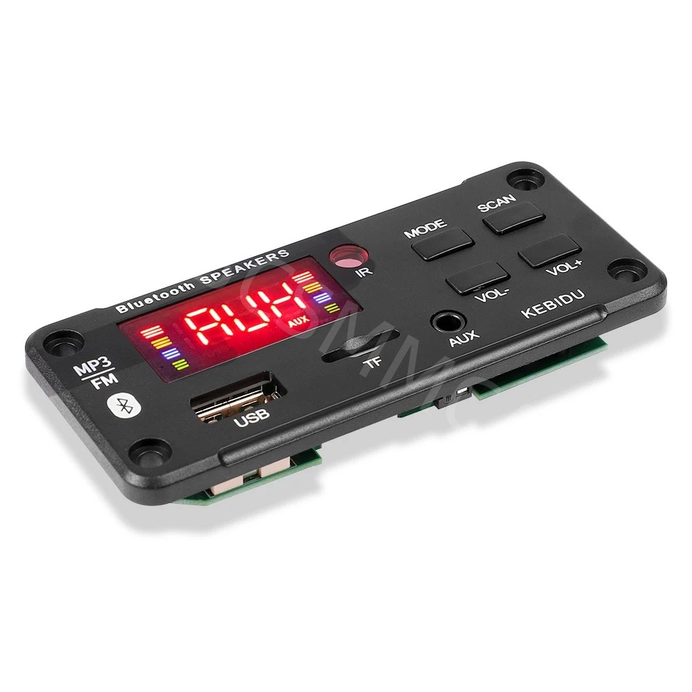 Bluetooth 5.0 Decoder Board MP3 Player 12V Car FM Radio Module Speaker 2x25W
