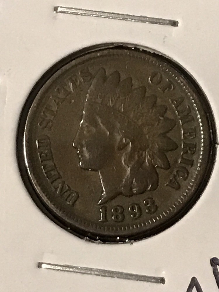 1893 Indian Head Cent   VF
