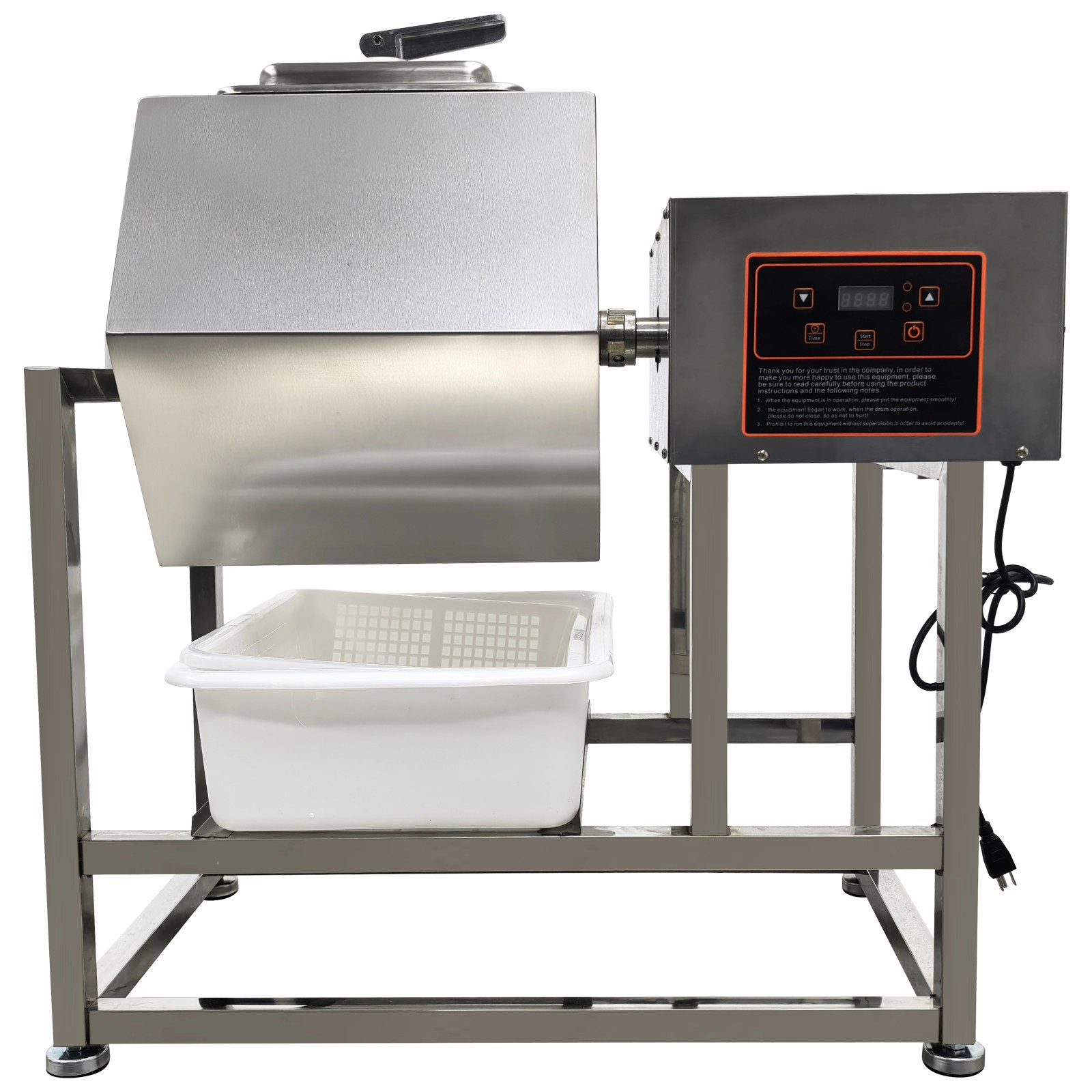 70L Commercial Meat Tumbler Marinator Machine Stainless Steel Electric Food Mari