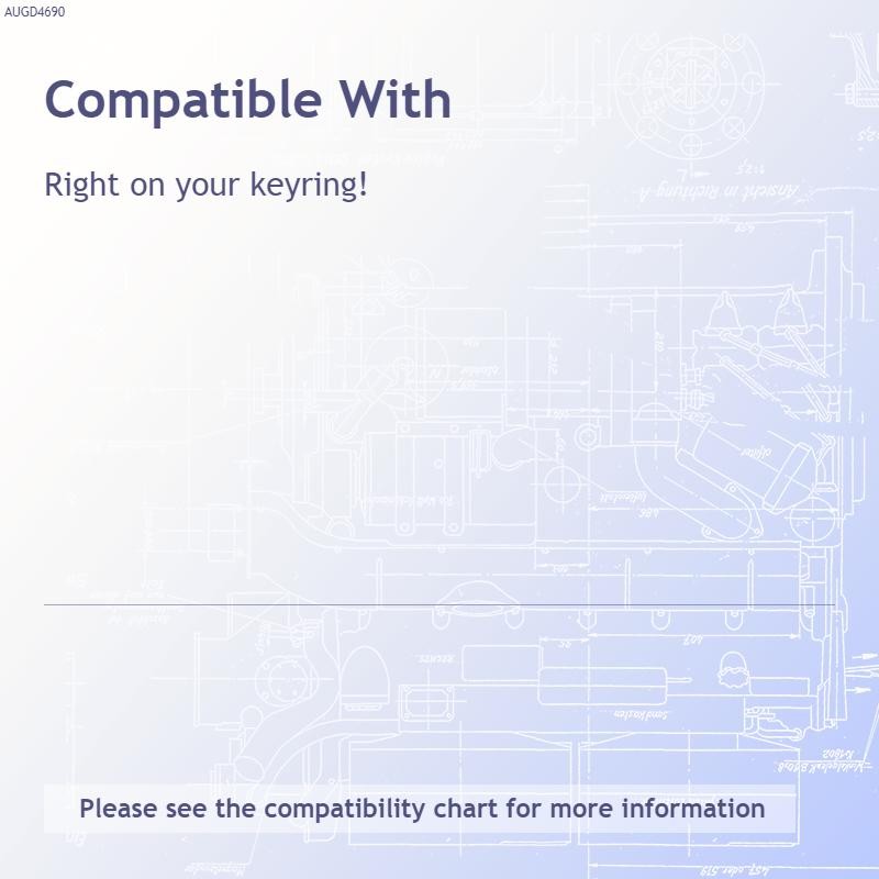 Red Leather Keychain - Officially Licensed for Dodge SRT Hellcat