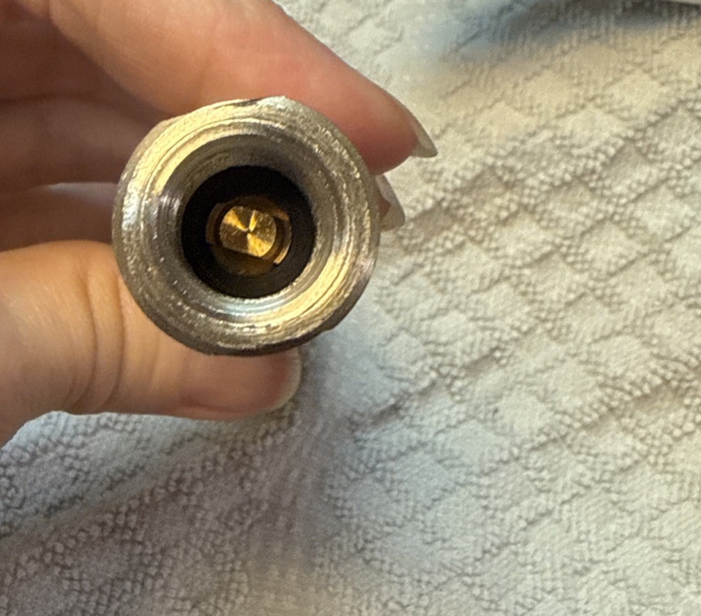 Haltec 377 Large Bore Lock On Air Chuck Solid Brass Core for Large Valves