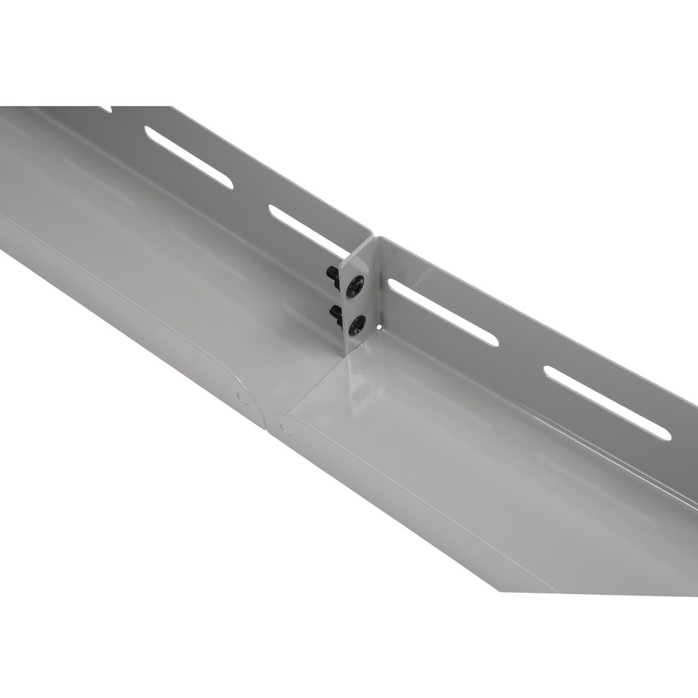8PK Overhead Storage Bin Rack Ceiling Racks for Utility Bins Organization- Gray