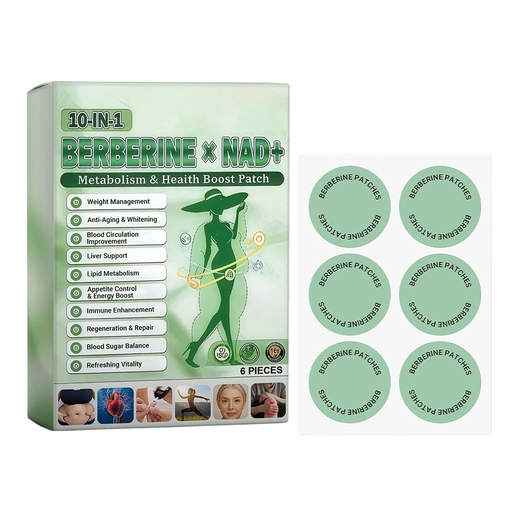 GLORENDA Berberine Mullti-Pathway Metabolic Patch, GLORENDA Patch