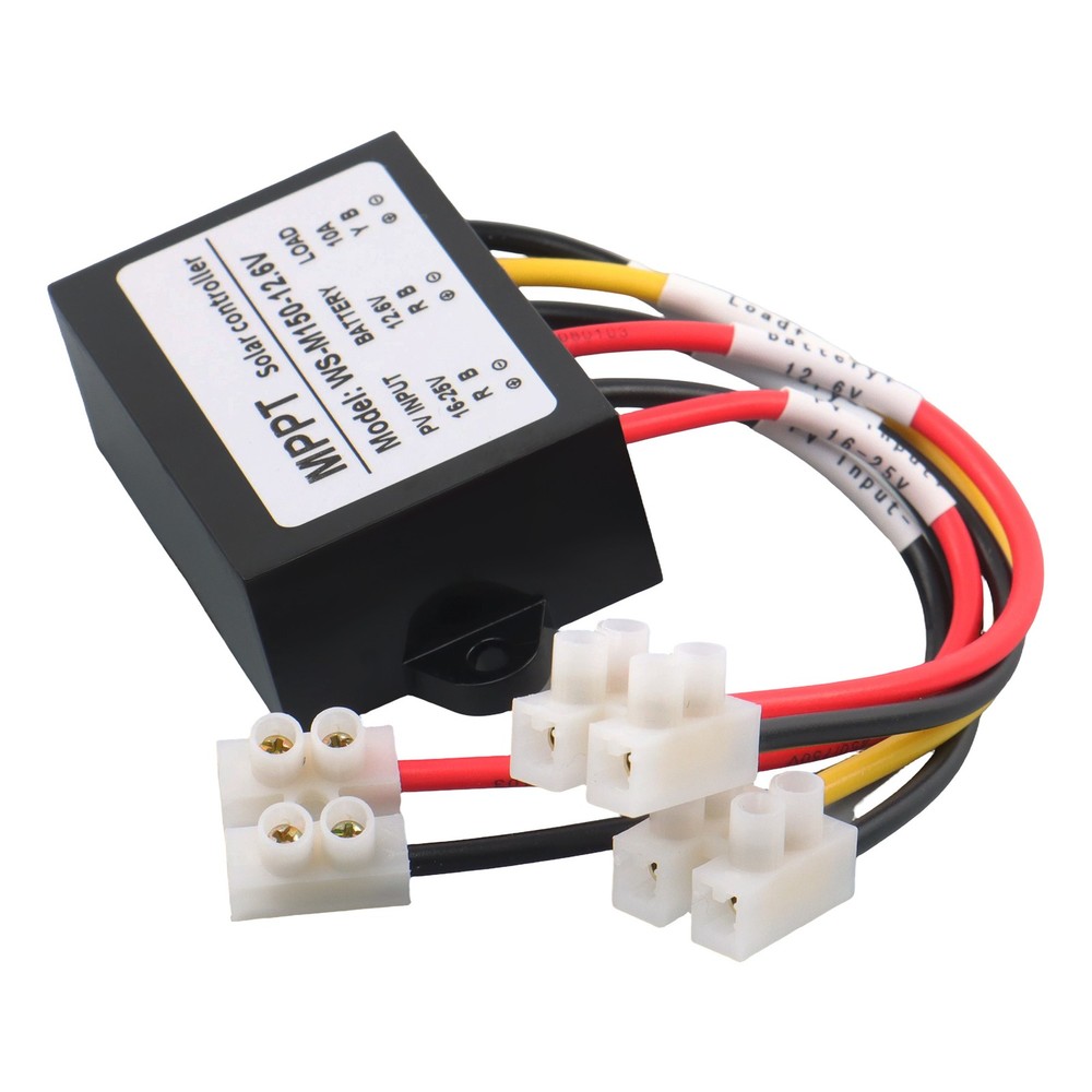 Solar Battery Charge Controller Boost MPPT Voltage Adjustable 150W 12.6V