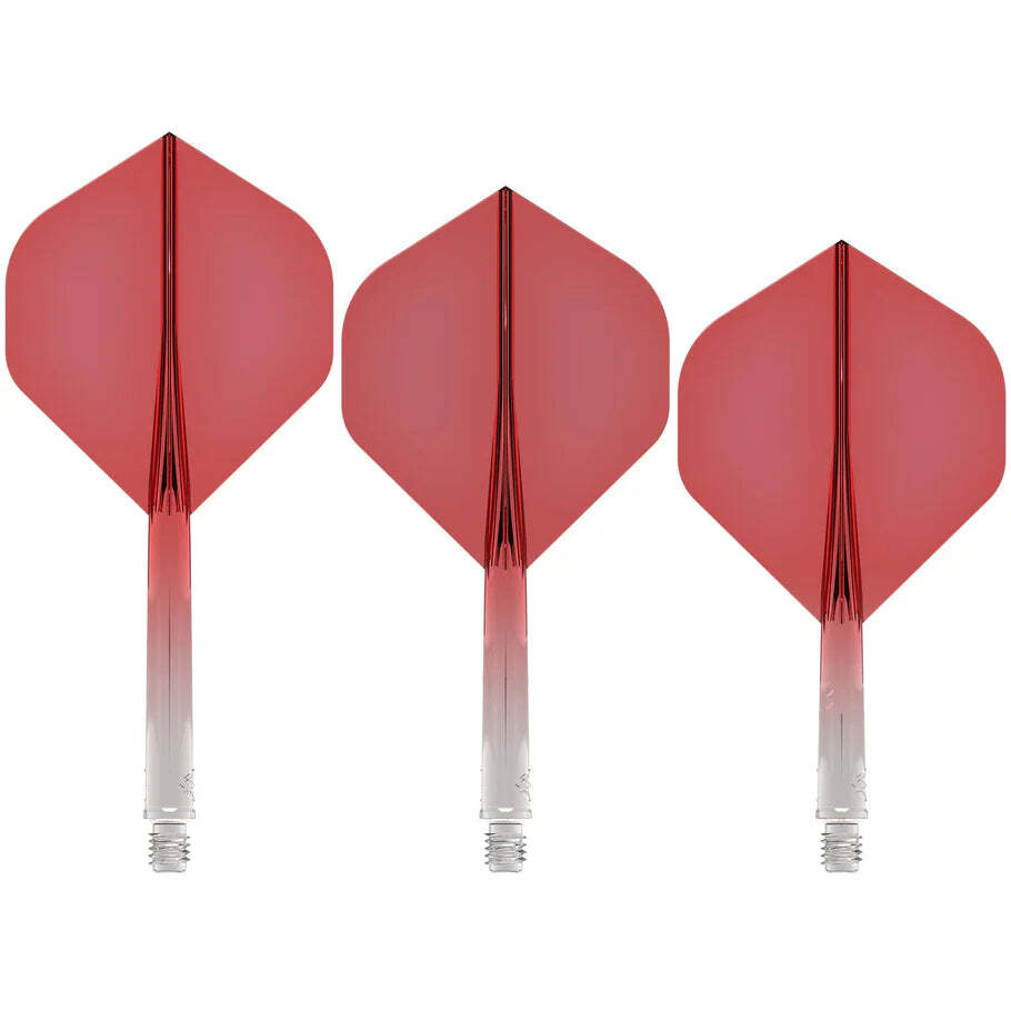 Mission Force 90 Molded Flight & Shaft System Gradient Red Standard No2 Tweenie