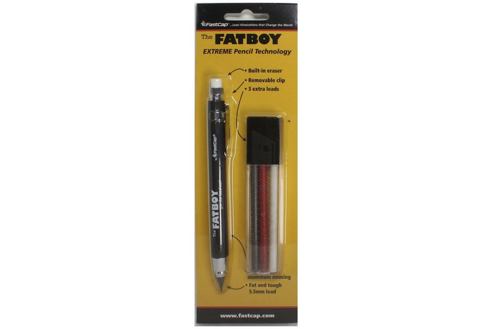 FastCap FatBoy Pencil Set for marking multiple material including wood