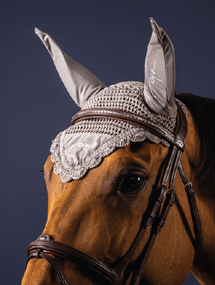 Dion Corduroy Ear Net (Gray)