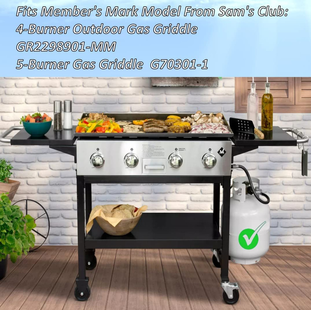 Grease Tray Liners/Drip Pans - 20-Pack - Replacement for Member's Mark Griddles