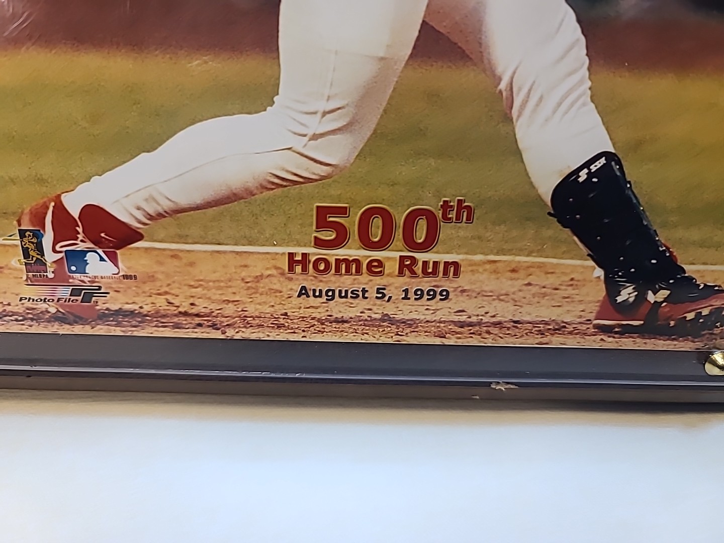 Mark McGwire 500th Home Run Display Plaque – Vintage MLB Collectible