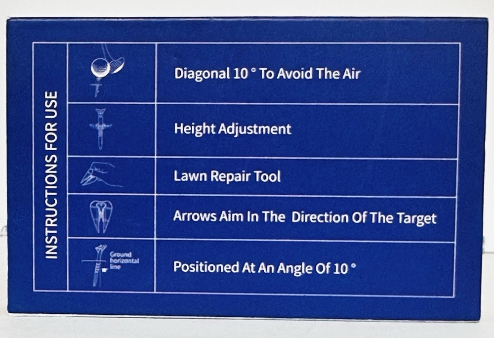 Golf Tee Adjustable Height Multi Functional Tee Support Bracket