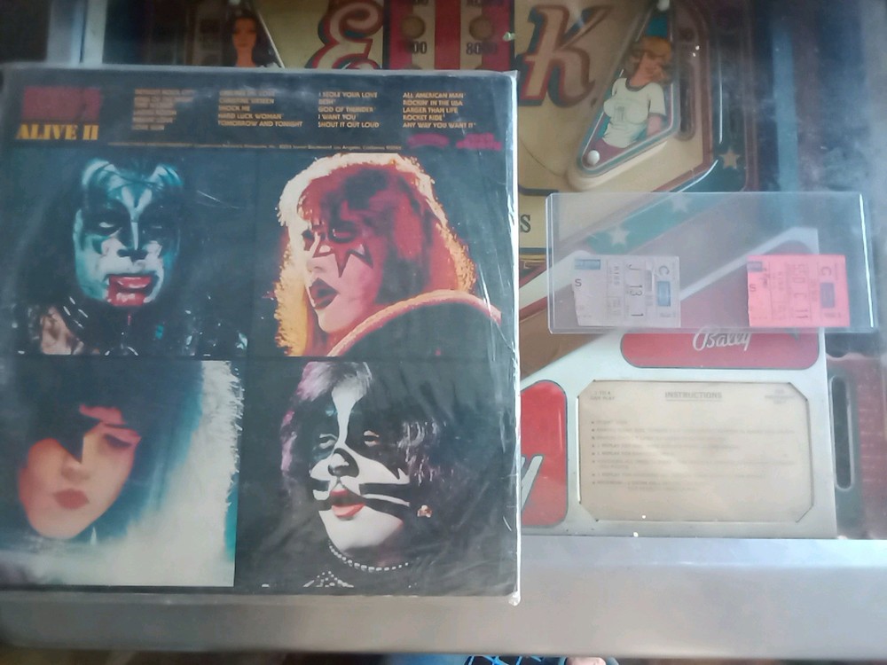 Kiss 💋 Ticket Stubs Alive 2 Tour, Madison Sq Gd. Two Of The 3 Nights, 12-15-16